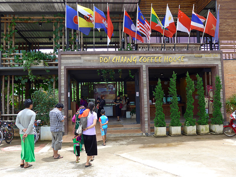 Thai Lisu Village Doi Chang, origin of the eponymous cofee, is now wired for Internet and exports 'beyond fair trade coffee' to large US retailers. Photo: Michele Zack