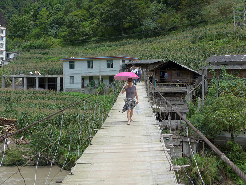 Author Michele Zack studied the Lisu in three countries over 20 years, here seen in China’s Salween Valley. Photo: Mark Goldschmidt