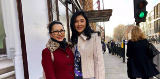 Yingluck Watchers See Conspiracy in London Photos A portion of an unsourced image purportedly showing former Prime Minister Yingluck Shinawatra in London recently has been circulating online.