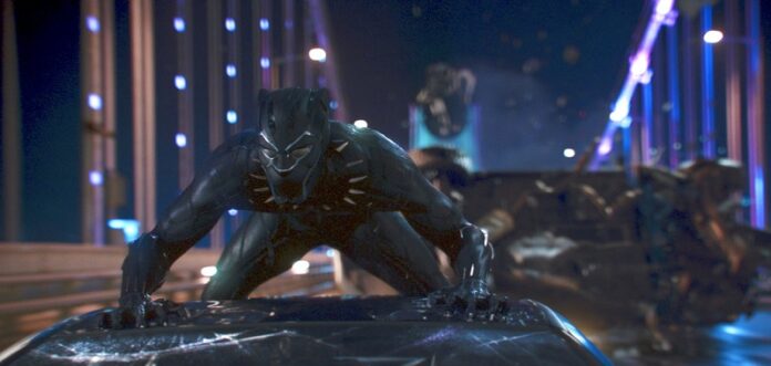 This image released by Disney shows a scene from Marvel Studios'