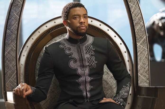 Chadwick Boseman in a scene from Marvel Studios'