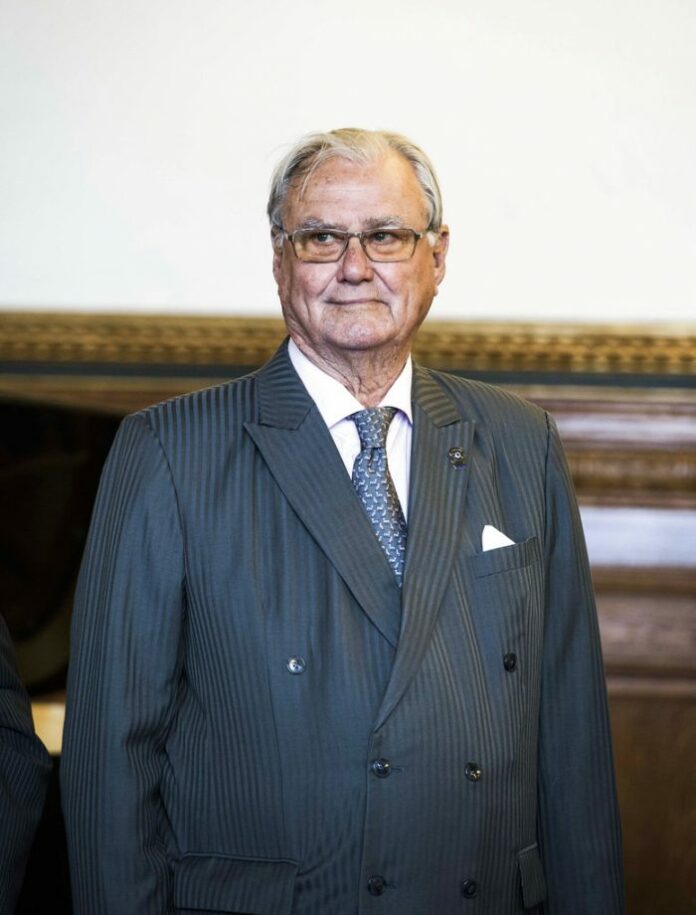 June 7, 2017, Denmark's Prince Henrik poses for a photo in Copenhagen