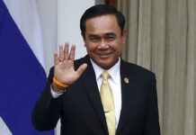 Election Next Year For Sure Unless Not, Prayuth Says Prayuth Chan-ocha waves during a Jan. 25, 2018, visit to New Delhi, India. Photo: Associated Press