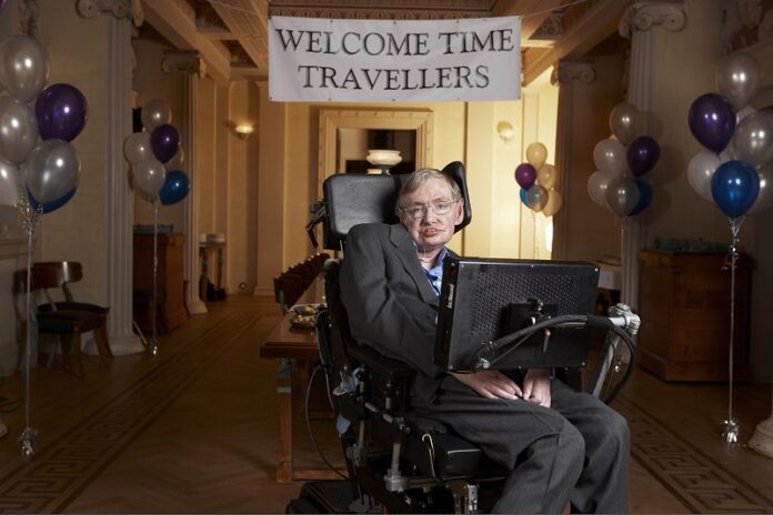 Physicist Stephen Hawking in 2015 in Gonville and Caius College, Cambridge, England. Photo: Lwp Kommunikáció / Flickr