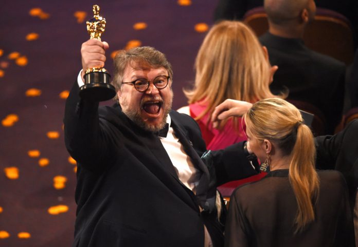 Guillermo del Toro, winner of the award for best director for