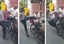 Elderly Saleng Driver Kicked Unconscious in Din Daeng