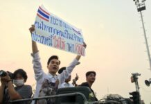 Pro-Democracy Marchers Demand Army Disband Junta