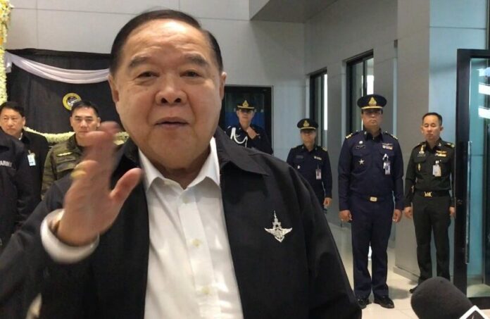 A file photo of deputy junta chairman Prawit Wongsuwan