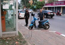 Khon Kaen Motorcyclist Killed by Falling Roadside Wire