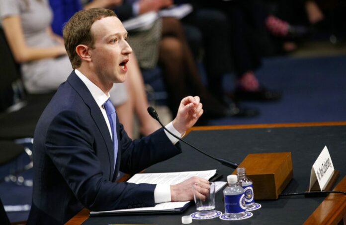 Facebook CEO Mark Zuckerberg testifies in April before a joint hearing of the Commerce and Judiciary Committees on Capitol Hill in Washington about the use of Facebook data to target American voters in the 2016 election. Photo: Carolyn Kaster / Associated Press