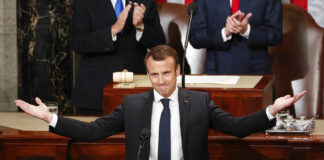 Macron Resists Trump’s ‘America First’ in Speech to Congress
