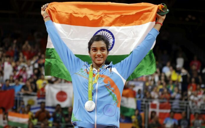 India's PV Sindhu wins silver medal at the Rio Olympics. (AP Photo)