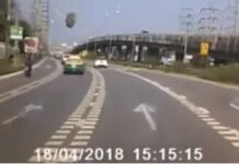 Car Narrowly Escapes ‘Thai UFO’ (Video)