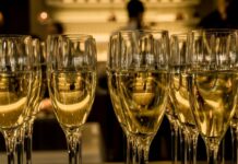 Wine and Dine ‘Upstairs’ in a Faux French Garden