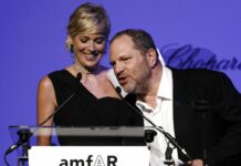 Is Cannes Ready to Adapt to the Age of #MeToo? Sharon Stone, left, looks on as American producer Harvey Weinstein, right, speaks at the 62nd Cannes International film festival, in Antibes, southern France. Photo: Matt Sayles / Associated Press