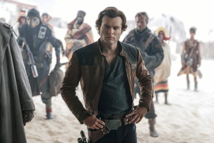 Film Review Solo: A Star Wars Story Alden Ehrenreich in a scence for