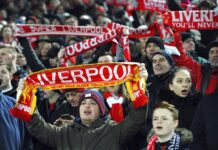 ‘You’ll Never Walk Alone’ is a Hit From Broadway to Kiev Liverpool fans at the Kop singing "You'll Never Walk Alone." Photo: Rui Vieira / Associated Press