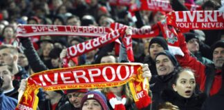 ‘You’ll Never Walk Alone’ is a Hit From Broadway to Kiev Liverpool fans at the Kop singing "You'll Never Walk Alone." Photo: Rui Vieira / Associated Press