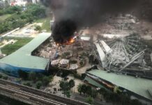 Dinosaur Park Demolition Fire Was Accidental: Police Photo: AdventurousTH / Twitter