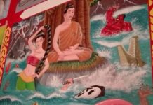 Avengers Villain in Buddha Mural Debated Photo: Thailand Superhero Fan Club / Facebook