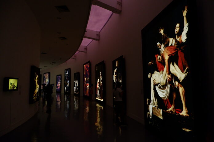 The Caravaggio: Opera Omnia exhibit at the Bangkok Art and Culture Centre.