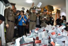 Police Seize 6,000 Boxes of Illegal Diet Pills