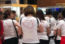 Chinese Tourists Spark Anger in Vietnam Over Map on Shirts Photo: Nga Pham / Twitter