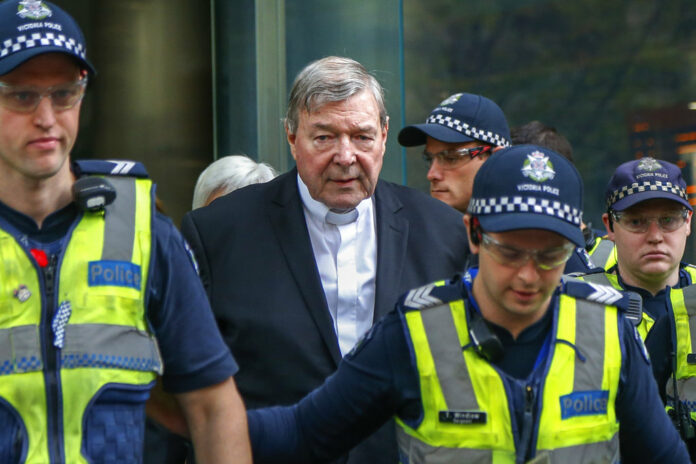 Cardinal George Pell, the most senior Catholic cleric to face sex charges, leaves court Wednesday in Melbourne, Australia. Photo: Asanka Brendon Ratnayake / Associated Press Cardinal George Pell, the most senior Catholic cleric to face sex charges, leaves court Wednesday in Melbourne, Australia. Photo: Asanka Brendon Ratnayake / Associated Press