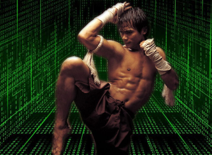 'Ong Bak' meets The Matrix. Original image: Sahamongkol Film International