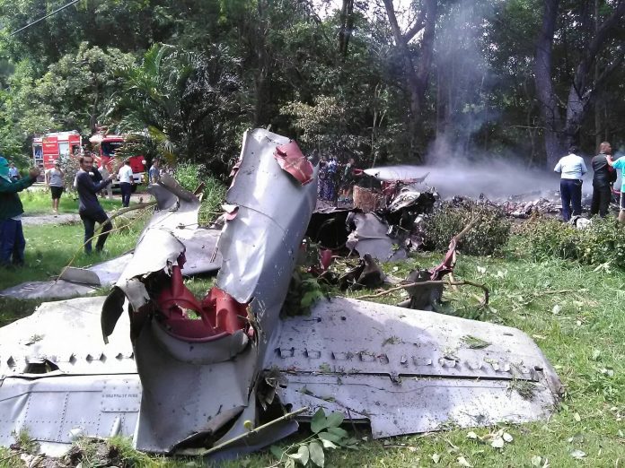 The plane crash that killed Squadron Leader Krerkkiat Suwannno, 36, Tuesday in Tak.