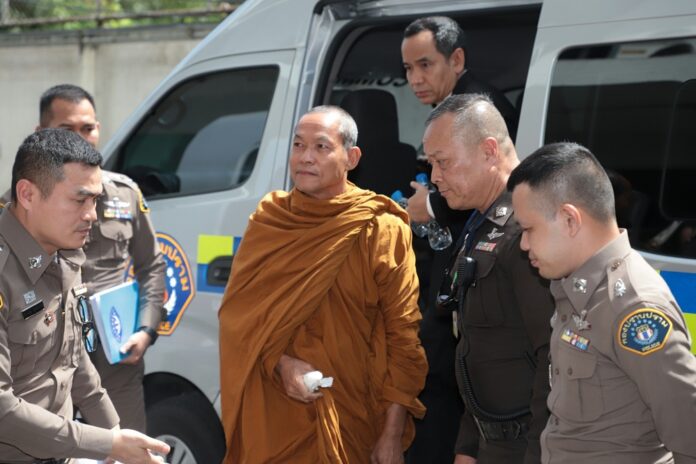 Buddha Issara at the court on Thursday