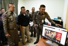 Cops Bust Football Gambling Ring in Bangkok