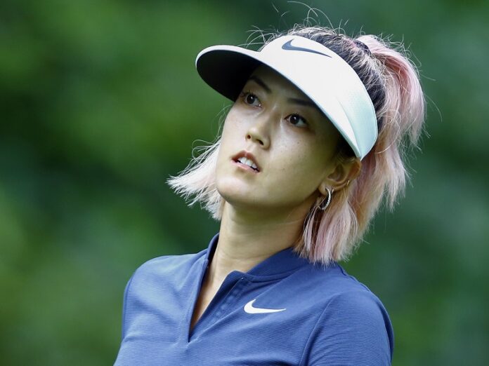Michelle Wie watches her tee shot on the 11th hole during the first round of the U.S. Women's Open golf tournament, Thursday, May 31, 2018, in Shoal Creek, Alabama. Photo: Butch Dill / Associated Press