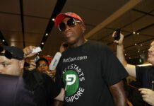 ‘I’m so Happy’: Dennis Rodman Weeps as Trump and Kim Meet
