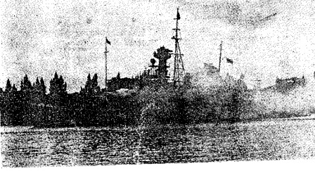 Sunk ayudhaya battleship