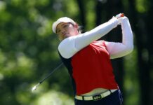 Ariya Jutanugarn Tied for Lead in CP Women’s Open Ariya Jutanugarn, of Thailand, tees off on the second hole during the third round of the U.S. Women's Open golf tournament at Shoal Creek, Saturday, June 2, 2018, in Birmingham, Alabama. Photo: Butch Dill / Associated Press