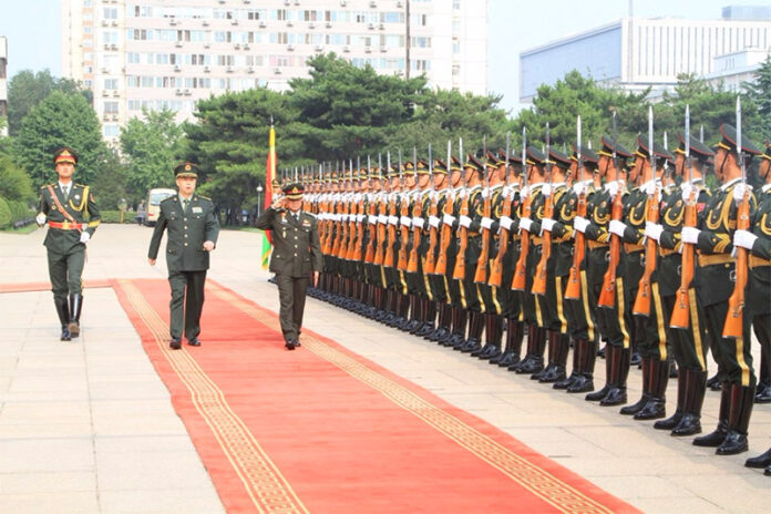 Thai army chief Gen. Chalermchai Sitthisad in China. Photo: Matichon
