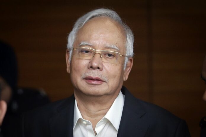 Former Malaysian Prime Minister Najib Razak in May arrives at Malaysian Anti-Corruption Commission (MACC) Office in July in Putrajaya, Malaysia. Photo: Vincent Thian / Associated Press