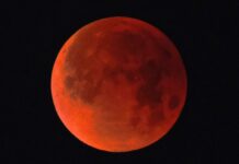 See Longest Blood Moon of the Century Next Week A super blue blood moon is seen over Los Angeles on Wednesday Jan. 31, 2018. Photo: Richard Vogel / Associated Press
