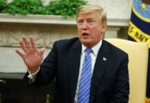 Trump Officials Cry ‘Not Me!’ as He Fumes Over NY Times Column President Donald Trump speaks during a meeting with Dutch Prime Minister Mark Rutte in the Oval Office of the White House, Monday, July 2, 2018, in Washington. Photo : Evan Vucci / Associated Press