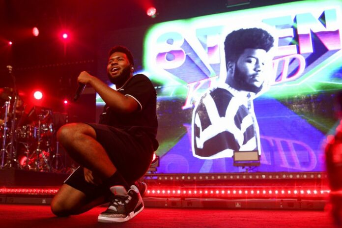 Khalid in July performs at the Montreux Jazz Festival in Switzerland. Photo: Laurent Gillieron / Keystone via Associated Press