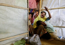 Nowhere to Run: Rohingya Hunker Down as Monsoon Arrives In this June 28, 2018, photo, Mustawkima, sits in her relative's shelter as she talks about abandoning her previous shelters destroyed by heavy rains in Balukhali refugee camp, Bangladesh. Photo: Wong Maye-E / Associated Press