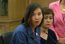 ‘Past the Point of Saying Sorry,’ Says Family of Spleen-Ruptured Student Rungroj Khwunkomol, aunt of the assaulted student, speaks at a press conference Friday afternoon.