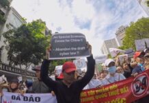 Vietnam Convicts, Deports US Man who Joined Rare Protest Protesters rally last month in Vietnam. Image: Trung Nguyen / YouTube