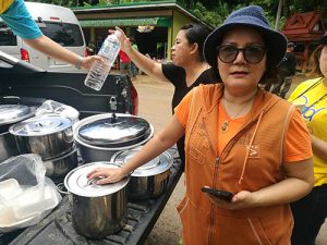 Chayanuch Kantayong and friends helped keep up to 600 people fed each day of the rescue.