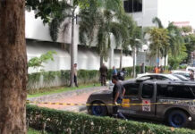 Justice Promised After Dad’s Dramatic Court Suicide Police and rescuers at the scene outside the Court of Justice Monday where a man jumped to his death after the lead suspect in his son's murder case was acquitted.