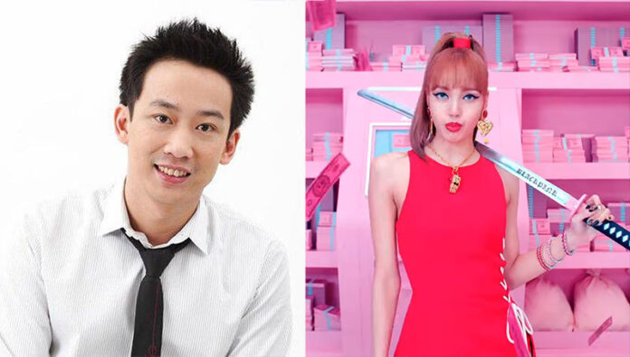 Panthongtae “Oak” Shinawatra, left. Right, Lalisa “Lisa” Manoban in “Ddu-Du Ddu-Du.”