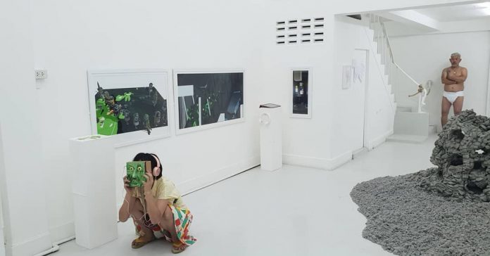 Exhibition ‘In-mature/Limbo’ at Tars Gallery. Photo: Bangkok Biennial and Tars Gallery