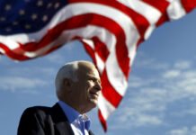 Trump: Never Was, Never Will Be Fan of Sen. John Mccain Republican presidential candidate Sen. John McCain, R-Ariz., speaks in 2008 at a rally in Tampa, Florida. Photo: Carolyn Kaster / Associated Press