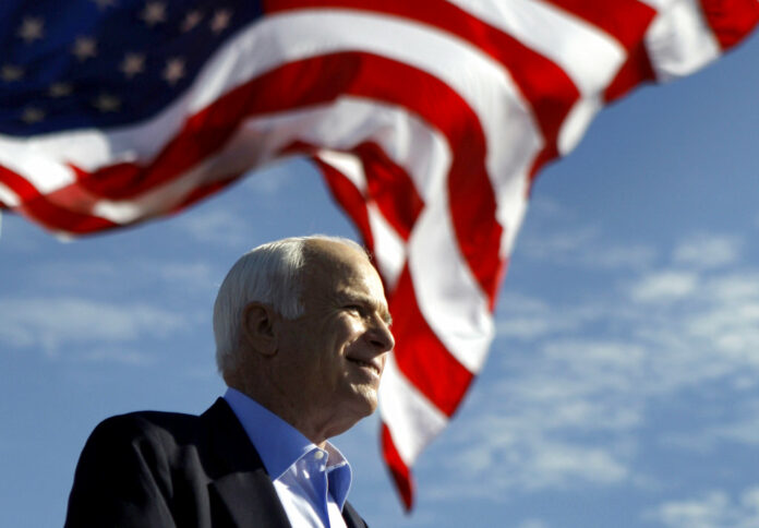 Republican presidential candidate Sen. John McCain, R-Ariz., speaks in 2008 at a rally in Tampa, Florida. Photo: Carolyn Kaster / Associated Press Republican presidential candidate Sen. John McCain, R-Ariz., speaks in 2008 at a rally in Tampa, Florida. Photo: Carolyn Kaster / Associated Press